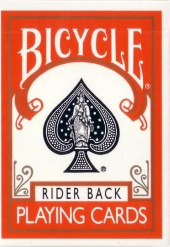 Карты "Bicycle rider back standard poker plaing cards Orange back"