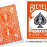 Карты "Bicycle rider back standard poker plaing cards Orange back"