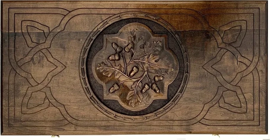 Нарды резные "Ветвь дуба", Mkhitaryan