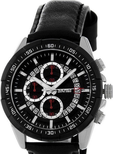 Наручные часы skmei 9312sibk silver/black