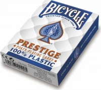 Карты &quot;Bicycle Prestige Rider 100% Plastic Jumbo blue&quot;