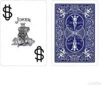 Карты &quot;Bicycle Prestige Rider 100% Plastic Jumbo blue&quot;