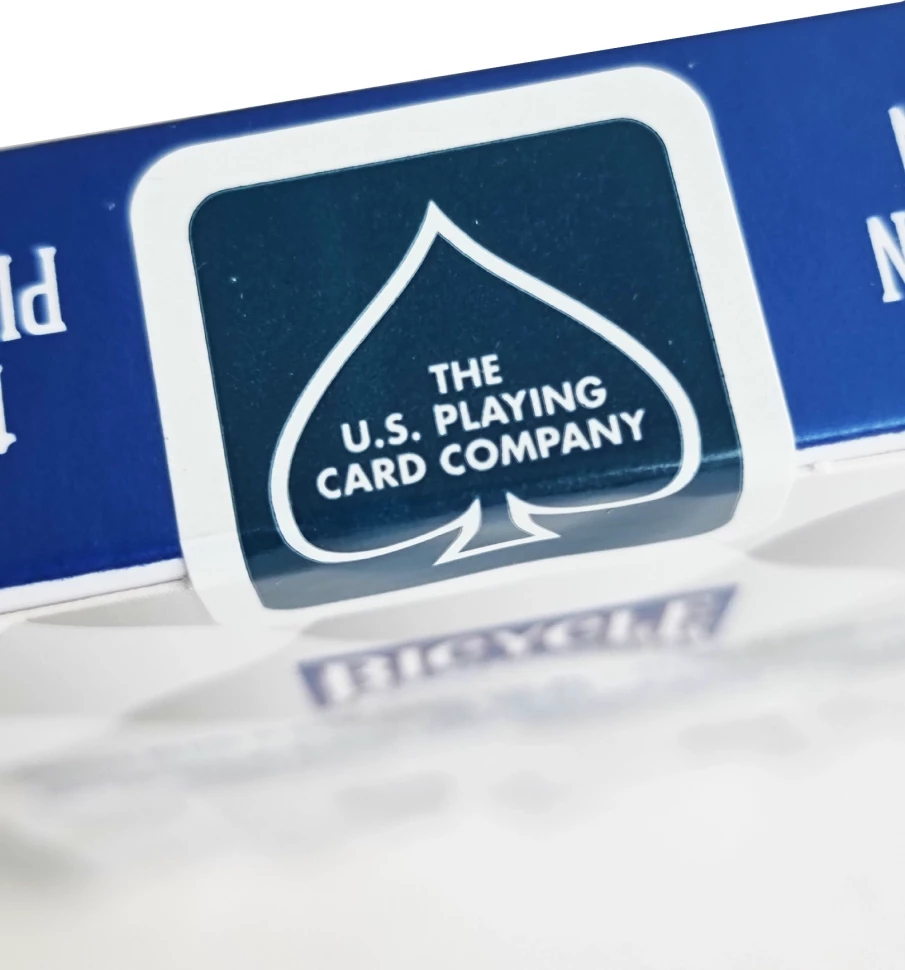 Карты "Bicycle Prestige Rider 100% Plastic Jumbo blue"