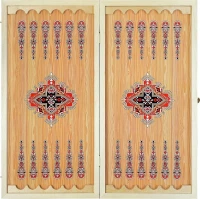 Нарды + Шашки Сирия Тигр средние (Россия, дерево, 50 см), Partida