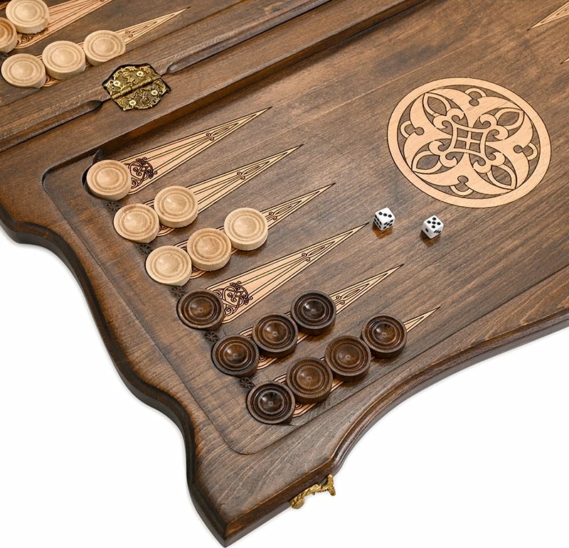 Нарды резные "Армянский узор 6" 60, Ustyan