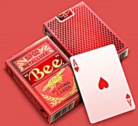 Карты &quot;Bee Metalluxe Red&quot;