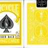 Карты "Bicycle rider back standard poker plaing cards Yellow back"