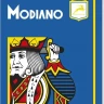 Карты Modiano Poker 4 Jumbo 100% plastic blue