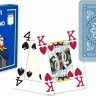 Карты Modiano Poker 4 Jumbo 100% plastic blue