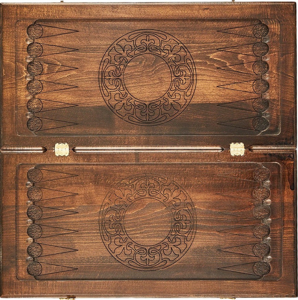 Нарды резные "Орнамент-4" 60, Ustyan