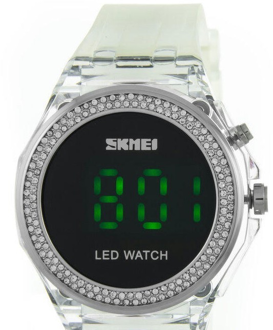 Наручные часы skmei 1597wt white-transparent