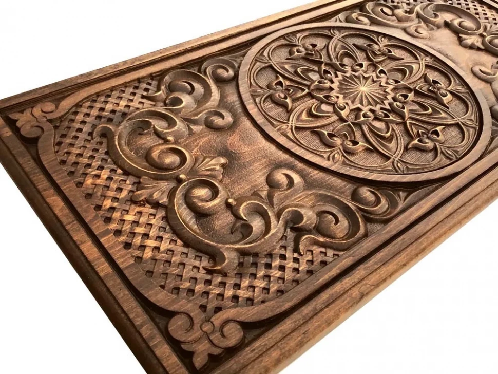 Нарды резные "Сияние 4",50 Ustyan