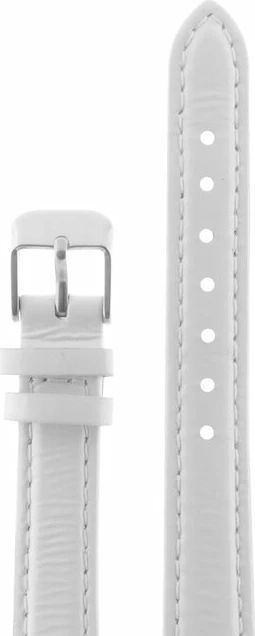 Ремешки maknamara 14 мм бел лак сер заст mp-14101