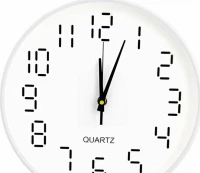 Настенные часы la minor 8098 А-1 бело-черн