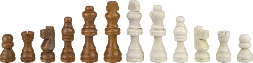 Шахматные фигуры деревянные с подложкой Partida 6,4 см