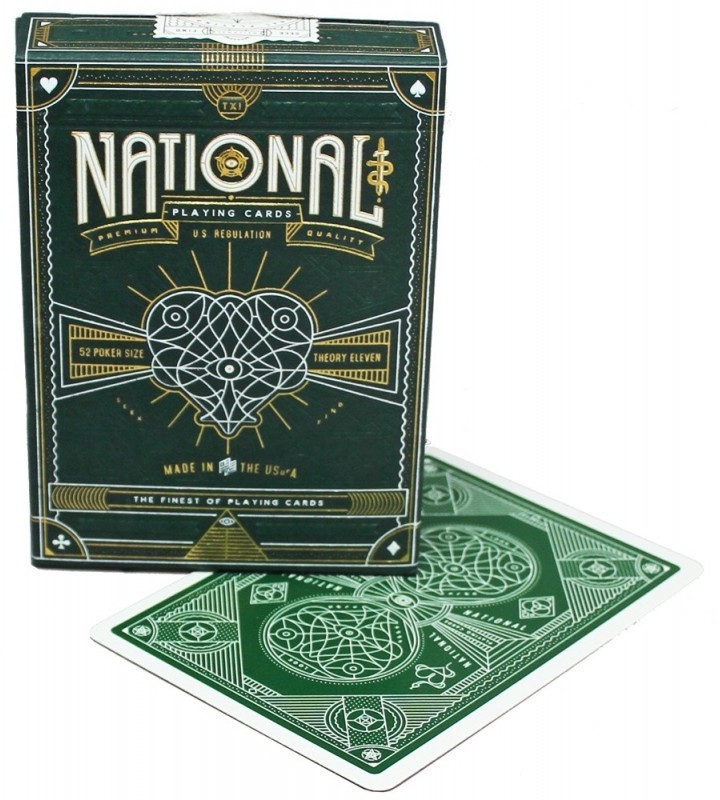 Карты "Theory11 Green National"