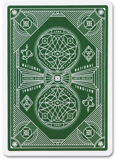 Карты "Theory11 Green National"