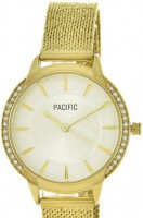 Наручные часы pacific x6167 корп-золот циф-бел/золот сетка