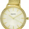 Наручные часы pacific x6167 корп-золот циф-бел/золот сетка