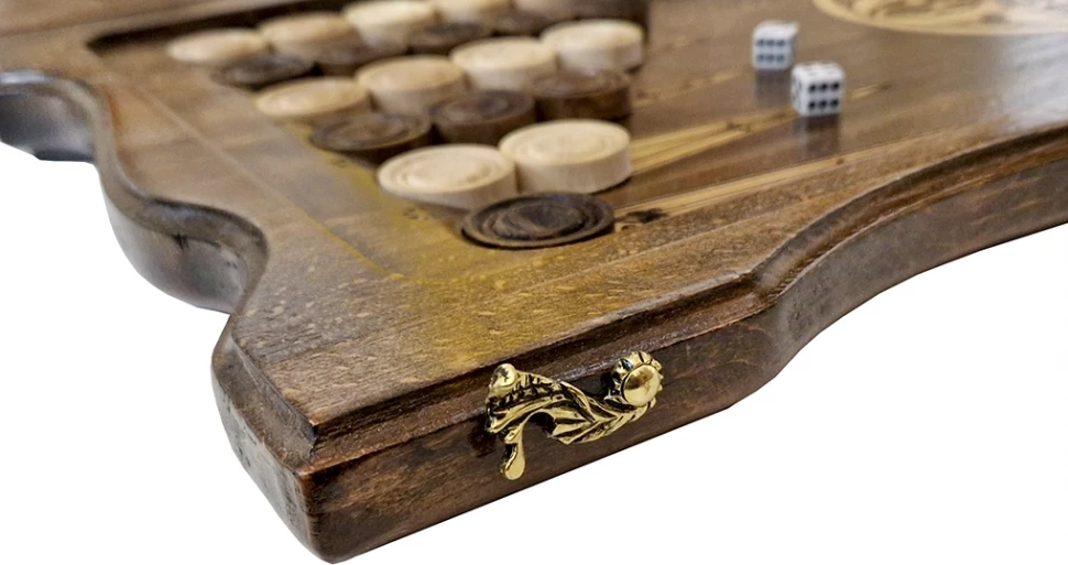 Нарды резные "Армянский узор 2" 60, Ustyan