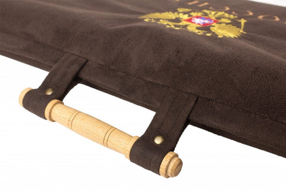 Чехол замшевый "Россия" для больших нард, Haleyan