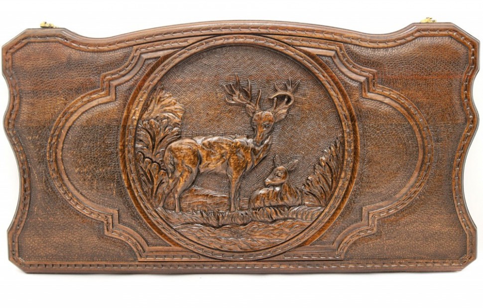 Нарды резные "Олень 2", Simonyan