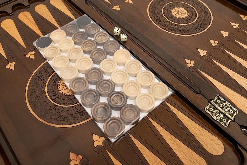 Нарды резные "Олень 2", Simonyan