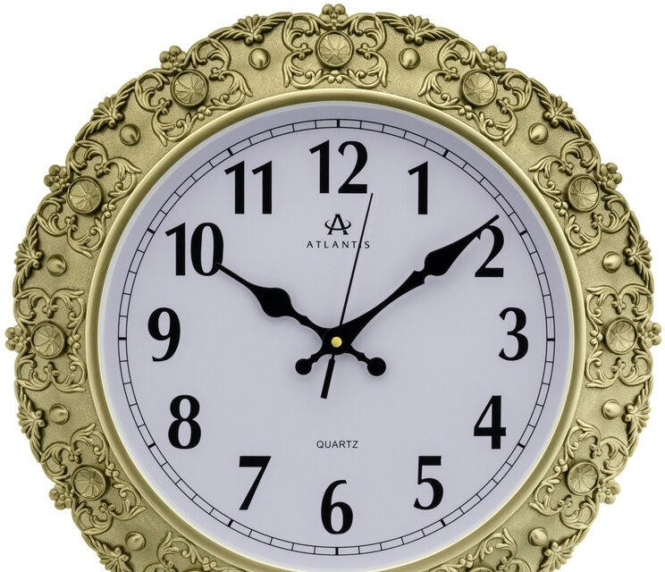 Настенные часы atlantis tld-35195a bronze