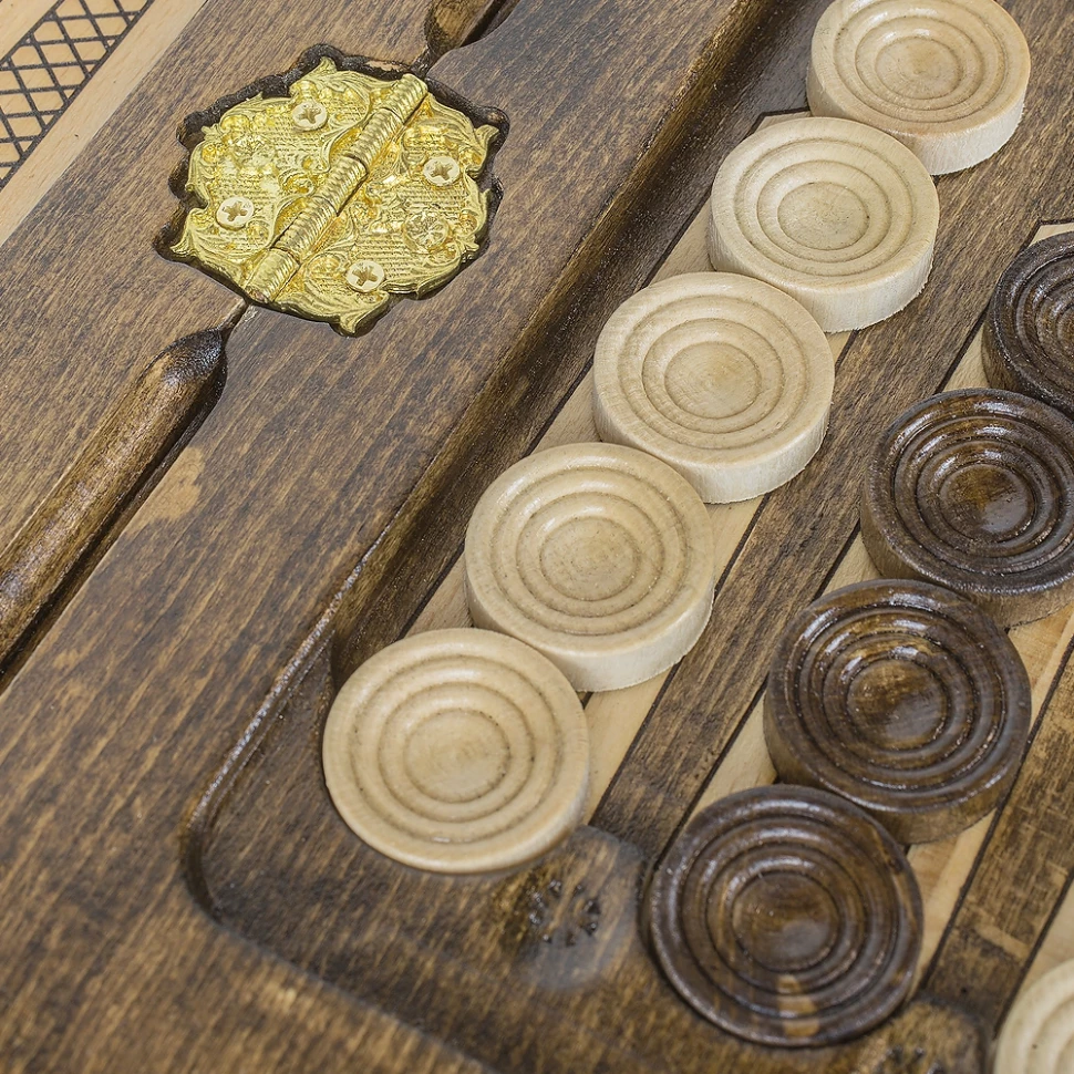 Нарды резные "Герб РФ 3" 60, Ustyan