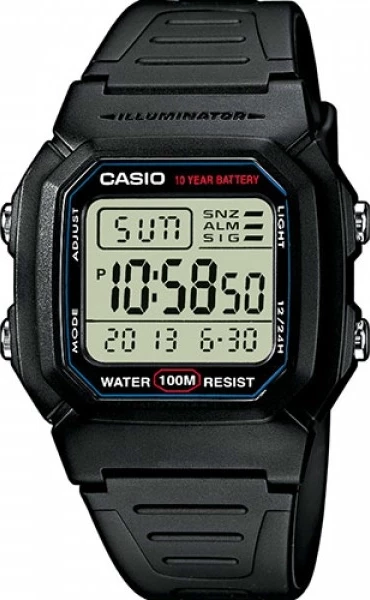наручные часы casio w-800h-1a