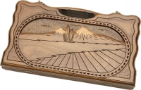 Нарды резные &quot;Арарат&quot; с ручкой 40, Haleyan