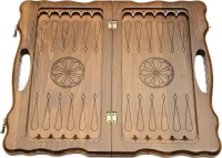 Нарды резные &quot;Арарат&quot; с ручкой 40, Haleyan