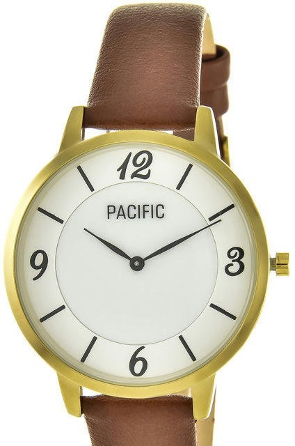 Наручные часы pacific x6179 корп-золот циф-перл/чер рем кор