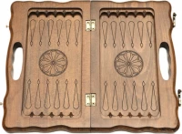 Нарды резные &quot;Арарат и Хор Вирап&quot; с ручкой 30, Haleyan