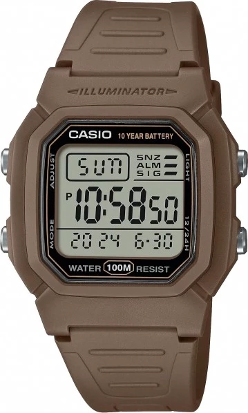 наручные часы casio w-800h-5a
