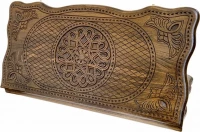 Нарды резные &quot;Тёмный Узор 3&quot; 60, Mirzoyan