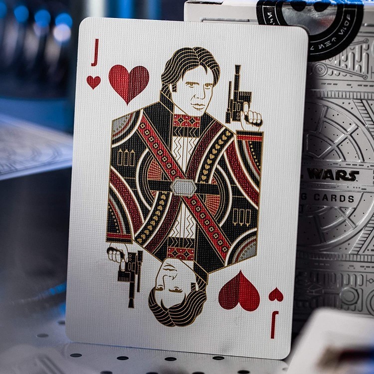 Карты "Theory11 Star Wars Playing Cards - Silver Special Edition - the Light Side"