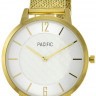Наручные часы pacific x6190-4 корп-золот циф-бел/желт сетка