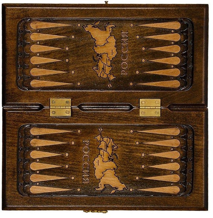 Нарды резные "Герб РФ 3" 30, Mirzoyan
