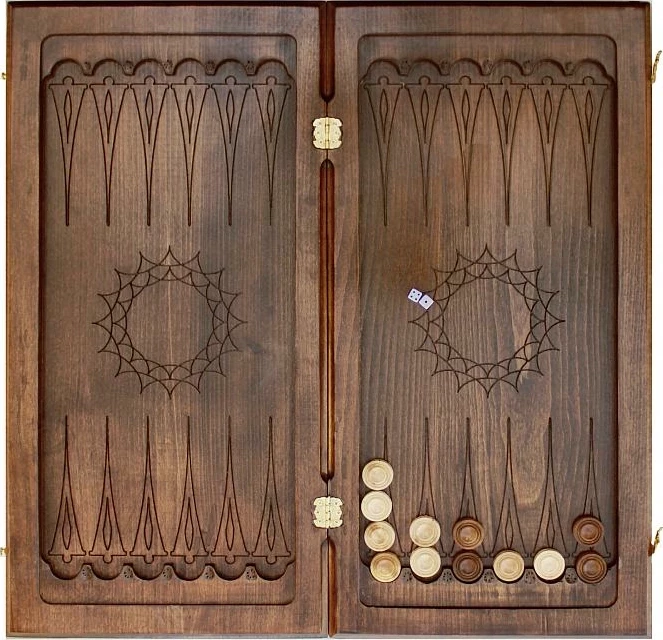 Нарды резные "Лев", Ustyan