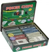 Набор для покера Holdem Light на 500 фишек с номиналом