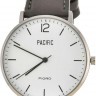 Наручные часы pacific x6091-05 корп-хром циф-бел сер ремень