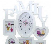 Настенные часы la minor h-160 бел мультирамка