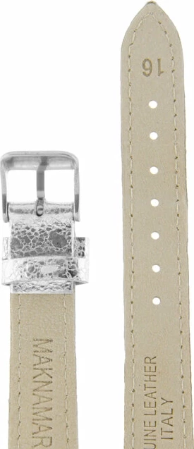 Ремешки maknamara 16 мм серебро дождь сер заст mp-16110