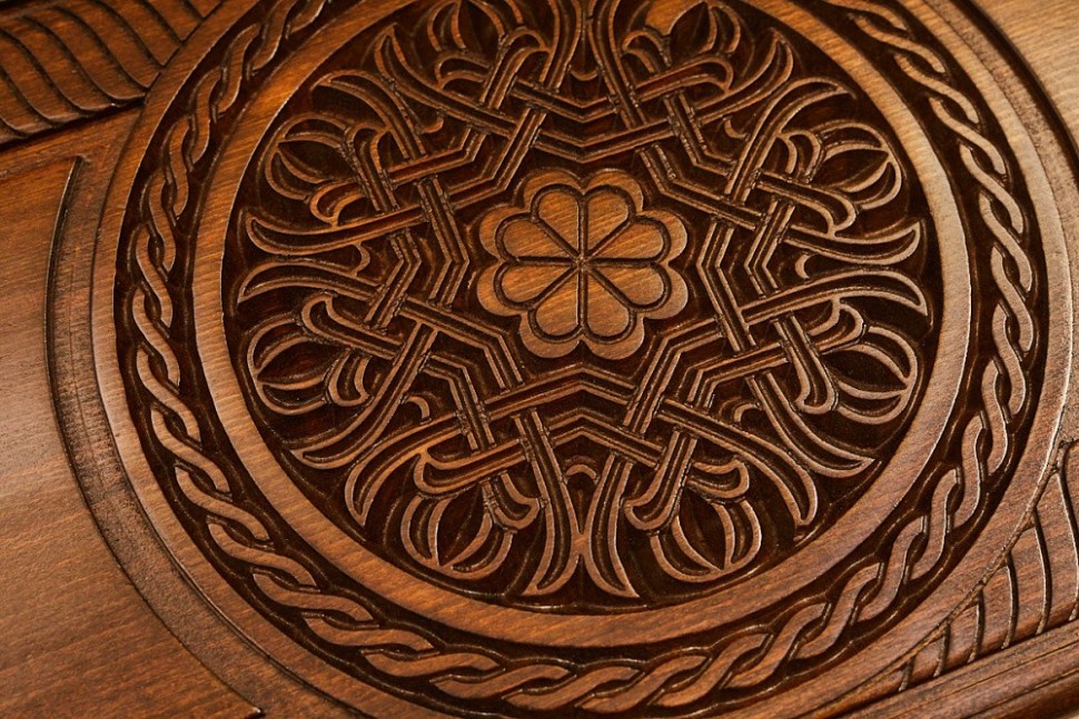 Нарды резные "Армянский фрактал 2" 60, Ustyan