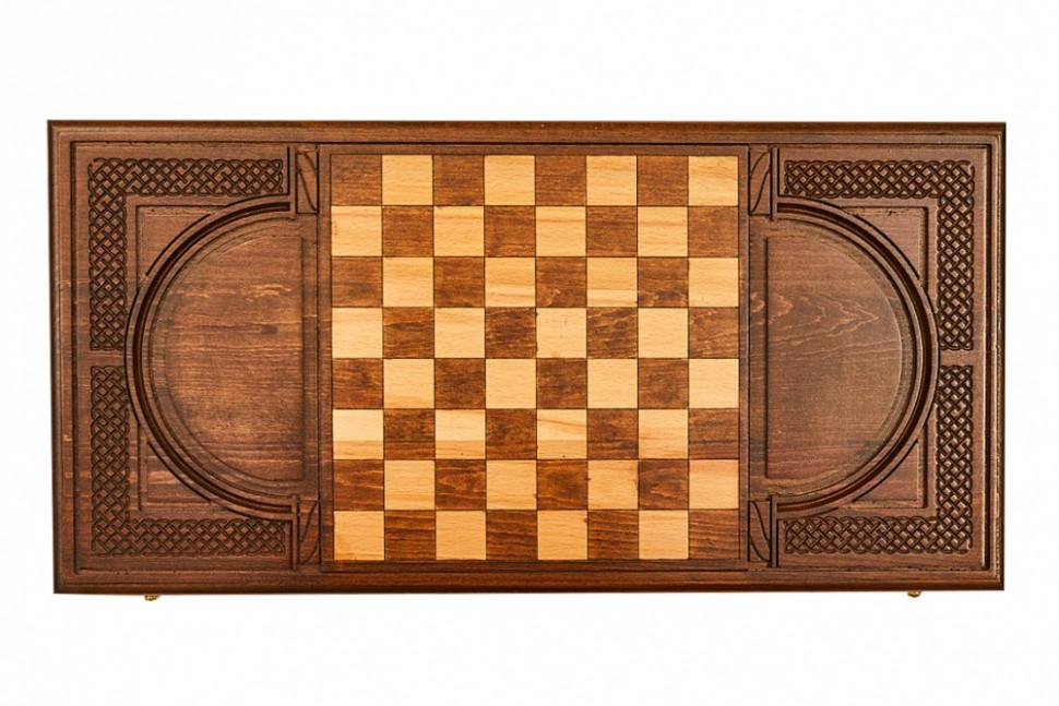 Нарды резные "Армянский фрактал 2" 60, Ustyan