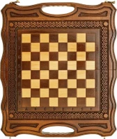 Шахматы + нарды резные Бриз-2 40, Haleyan