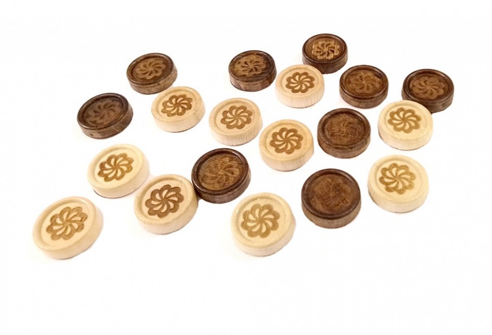 Комплект фишек для больших нард "Узор 1", Ustyan