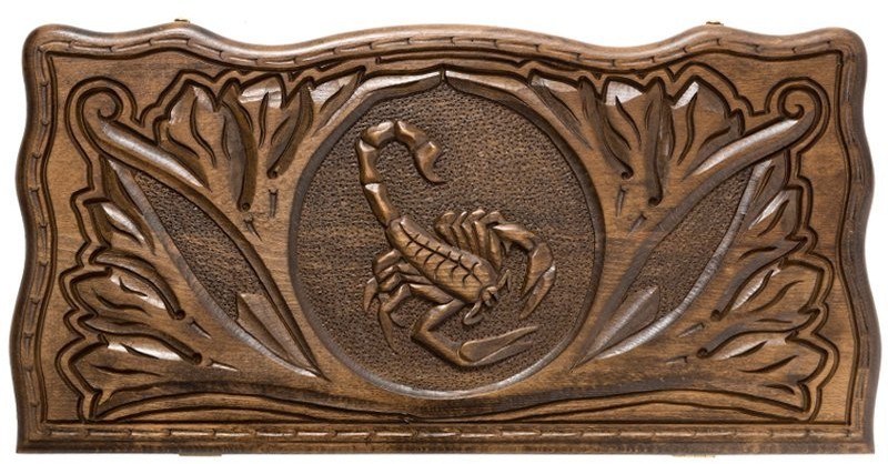 Нарды резные "Скорпион", Petrosyan