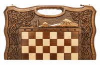 Шахматы + Нарды резные Арарат 2 40, Haleyan